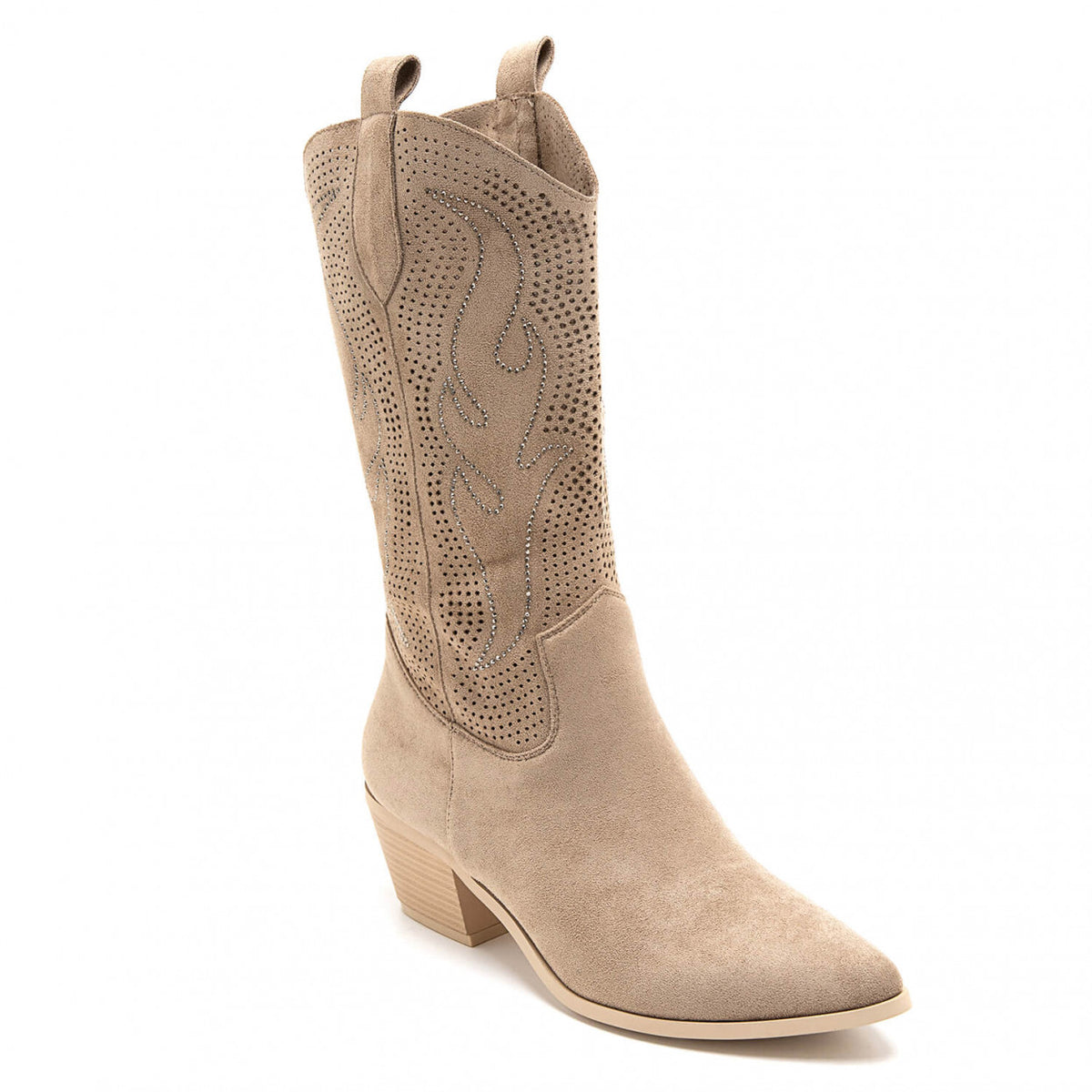 Nude hot sale western boots