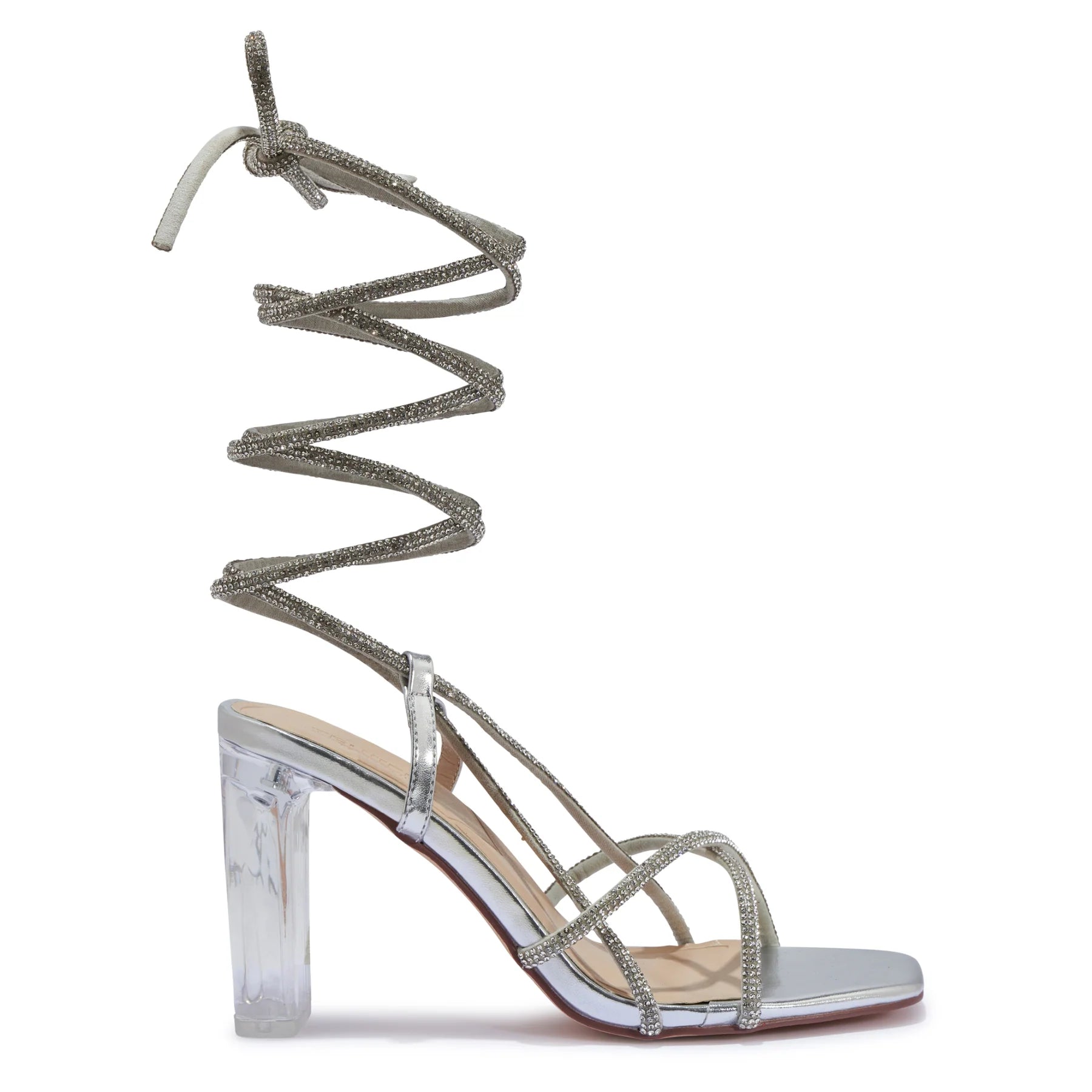 Silver pencil heels on sale