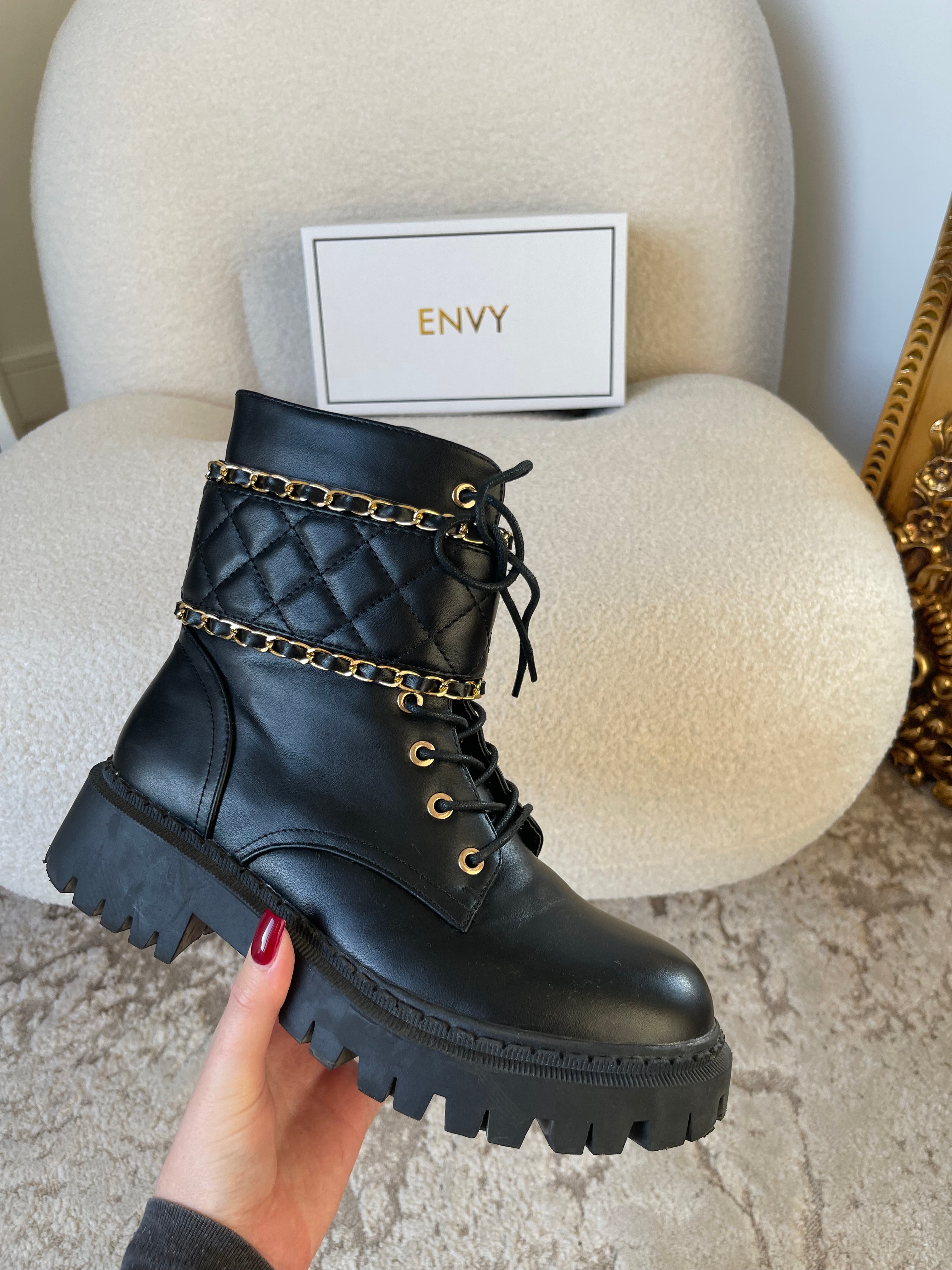 Lace up biker sale boots uk