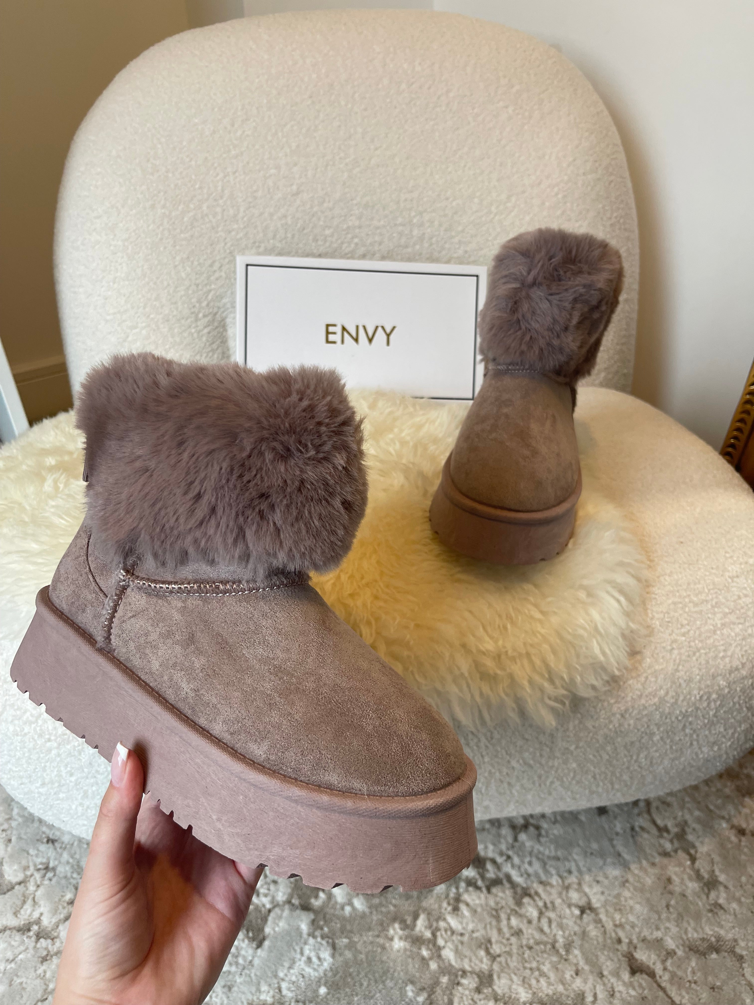 ugg mini fluff boots