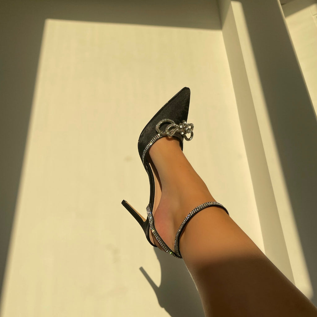 DIAMANTE HEELS â Envy Shoes UK