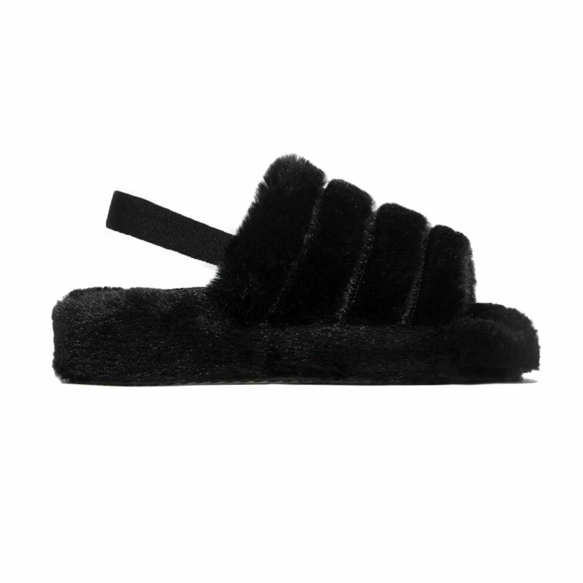 Pre-owned Miu Miu Studded Faux Fur Slippers – Sabrina's Closet